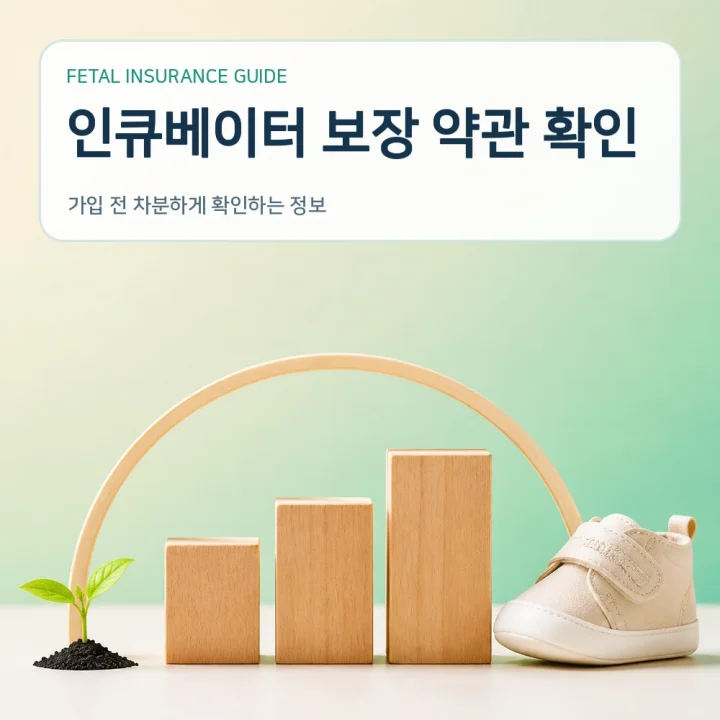 태아보험 인큐베이터 보장 약관 확인
