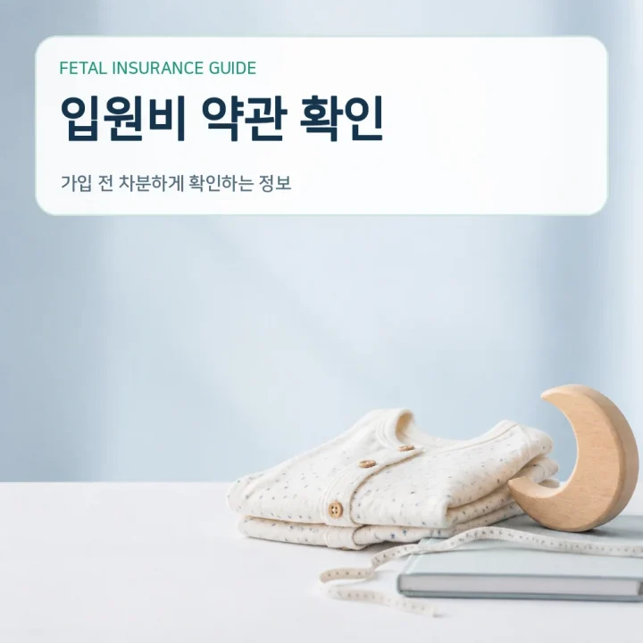 태아보험 입원비 약관 확인